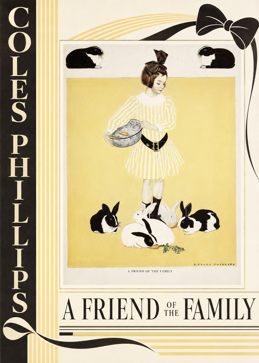 Coles Phillips A Friend of the Family No6 - Juliste