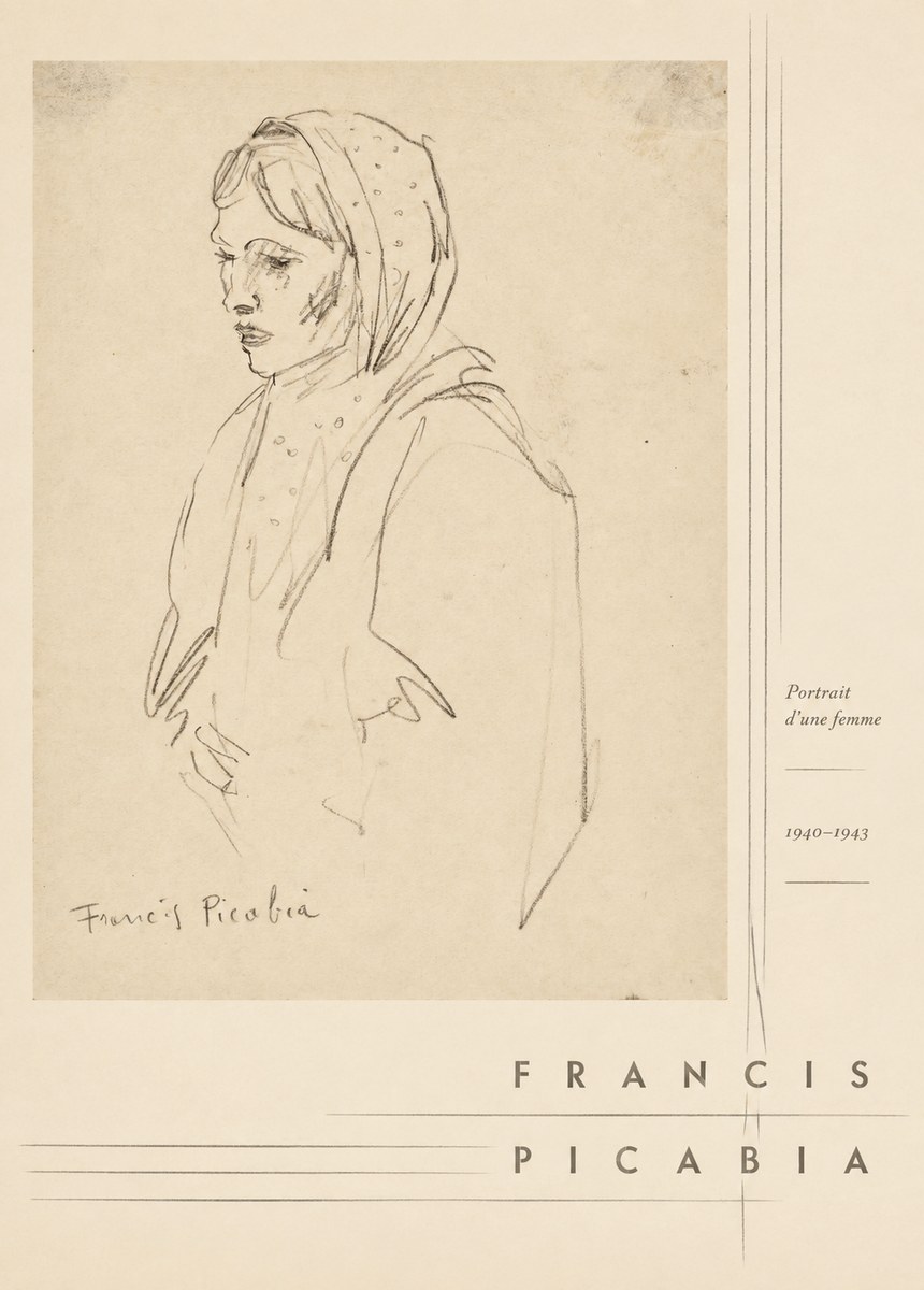 Francis Picabia Portrait D'une Femme No4 - Juliste