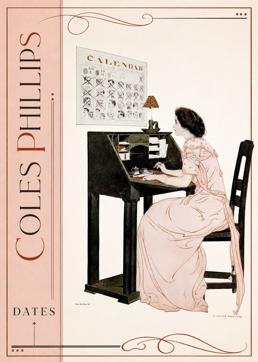 Coles Phillips Dates No2 - Juliste