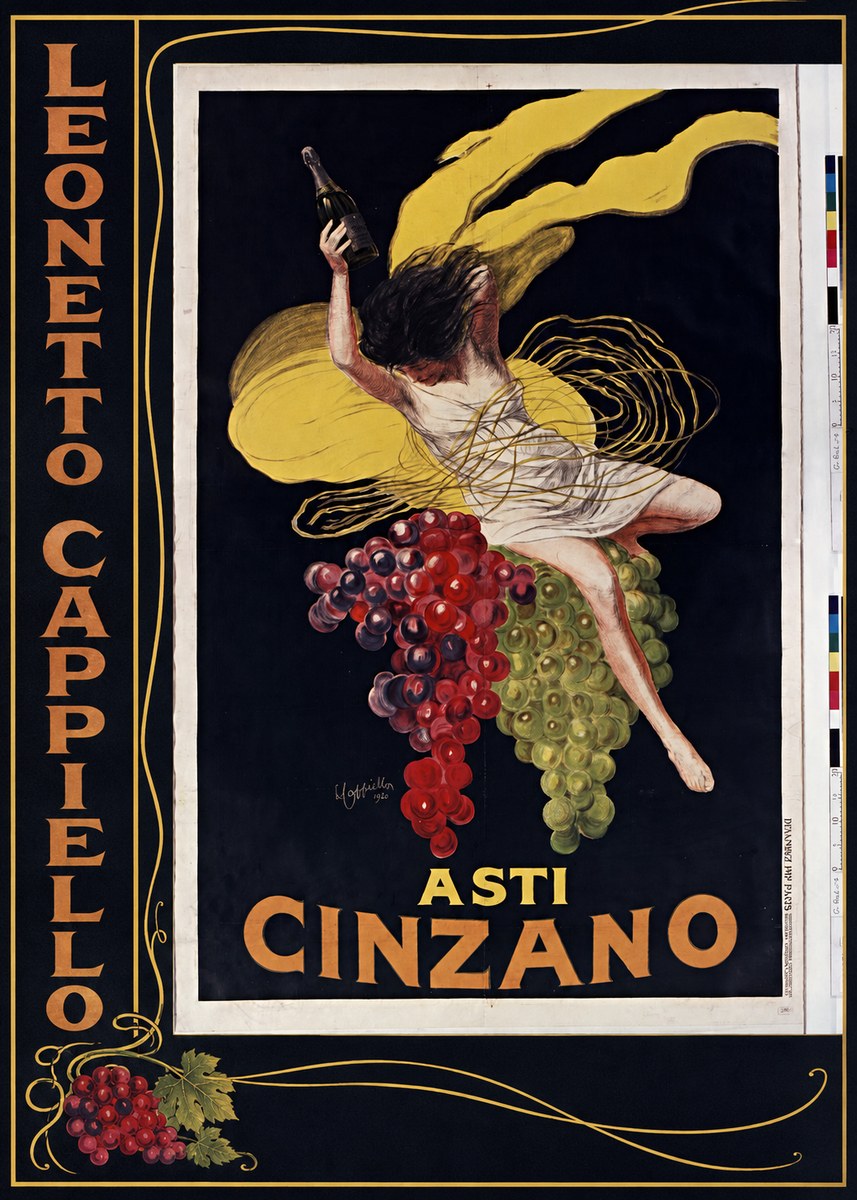 Leonetto Cappiello Asti Cinzano I No2 - Juliste