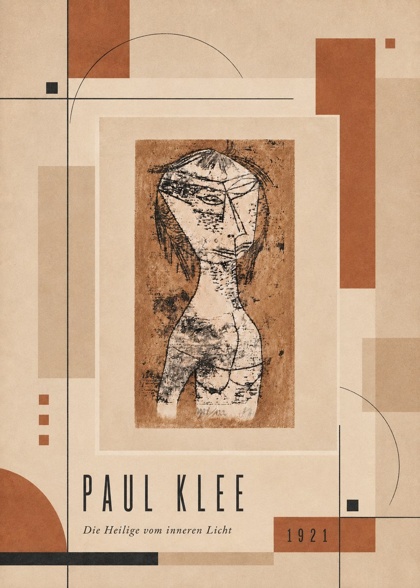 Paul Klee Die Heilige Vom Inneren Licht I No4 - Juliste