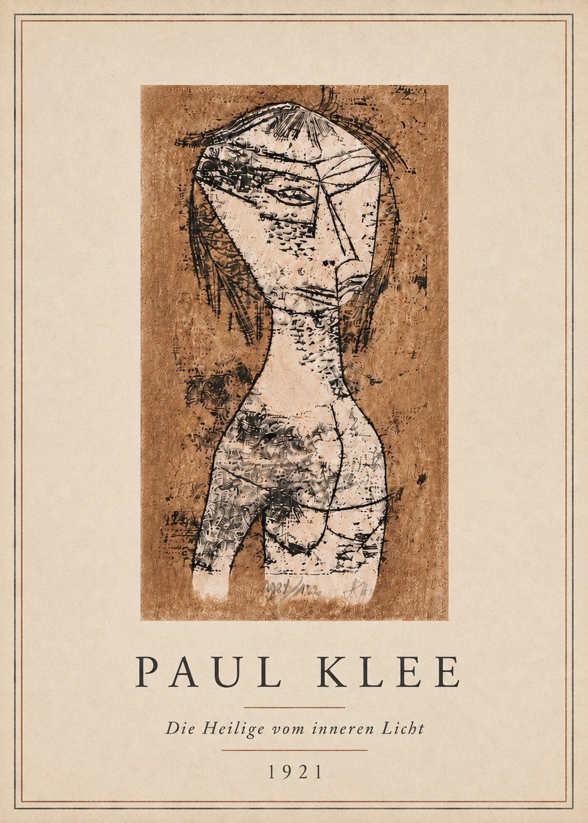 Paul Klee Die Heilige Vom Inneren Licht I No5 - Juliste