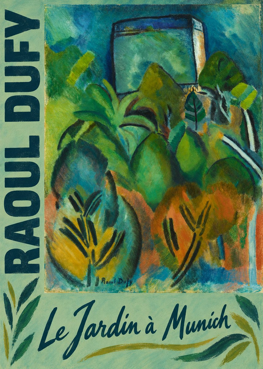Raoul Dufy Le Jardin À Munich No2 - Juliste