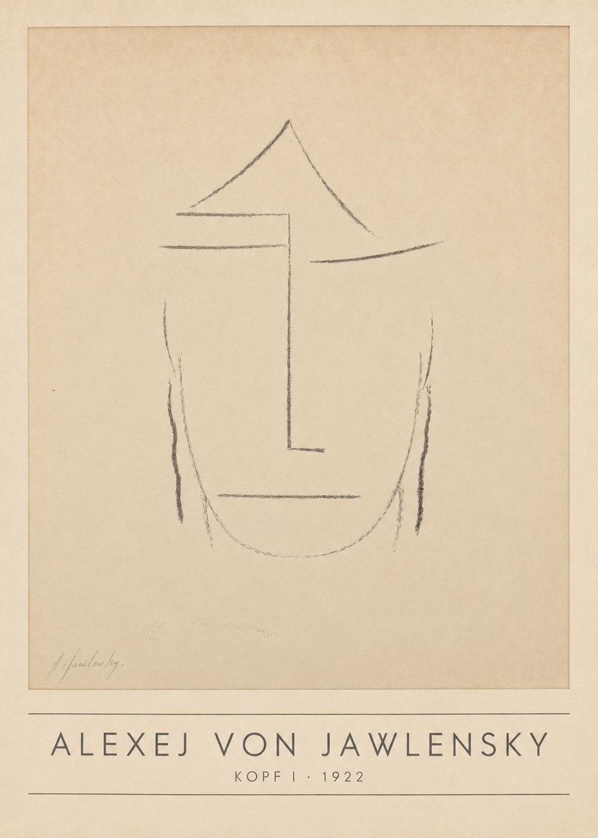 Alexej von Jawlensky Kopf I No1 - Juliste