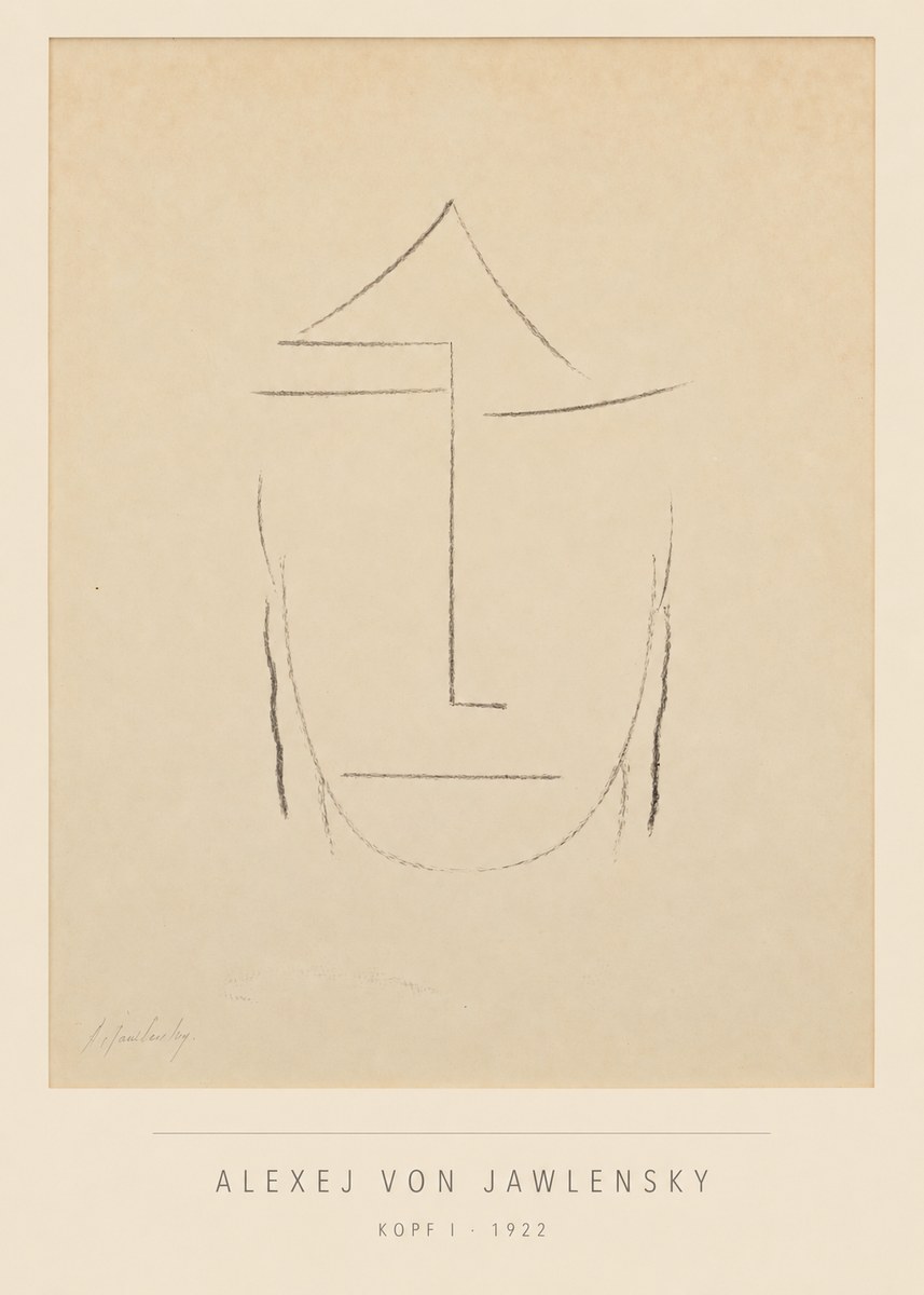 Alexej von Jawlensky Kopf I No5 - Juliste