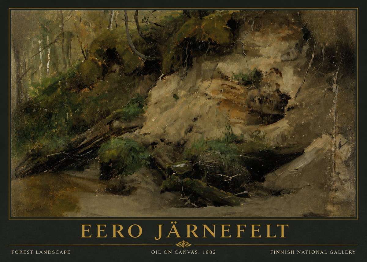 Eero Järnefelt Forest Landscape I No4 - Juliste