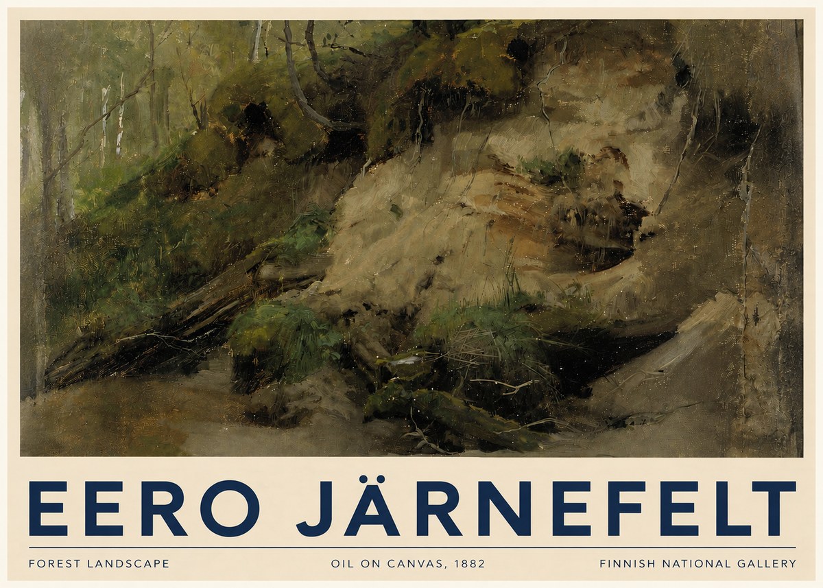 Eero Järnefelt Forest Landscape I No5 - Juliste
