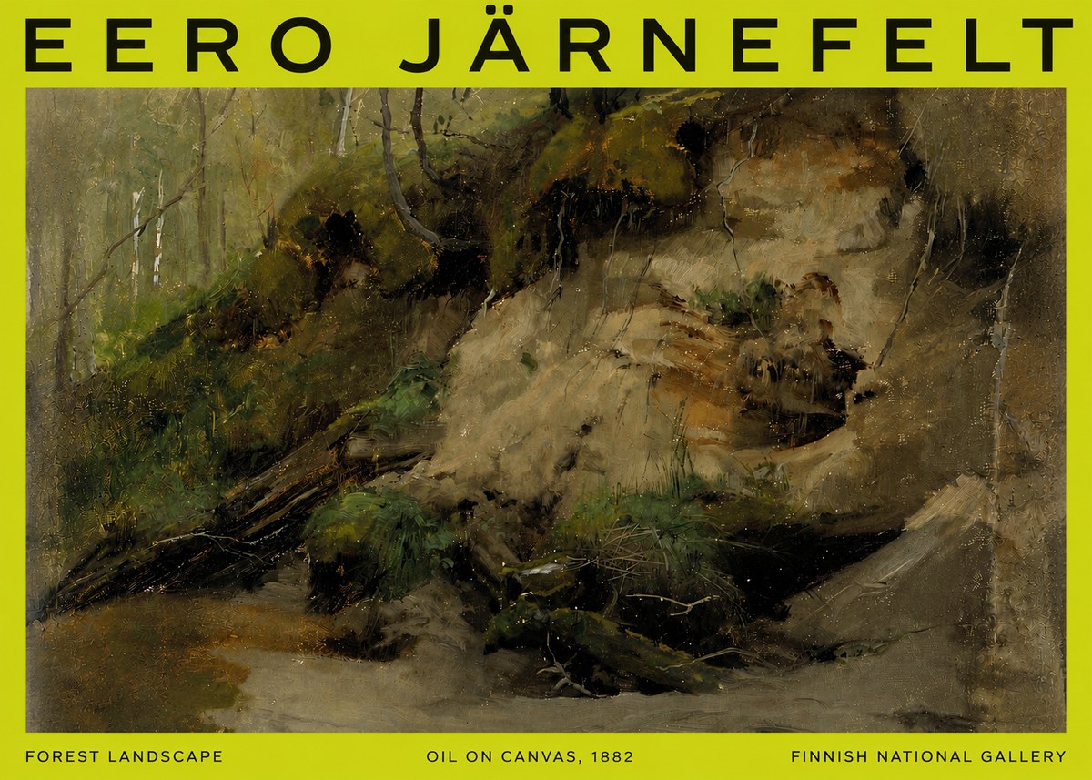 Eero Järnefelt Forest Landscape I No6 - Juliste