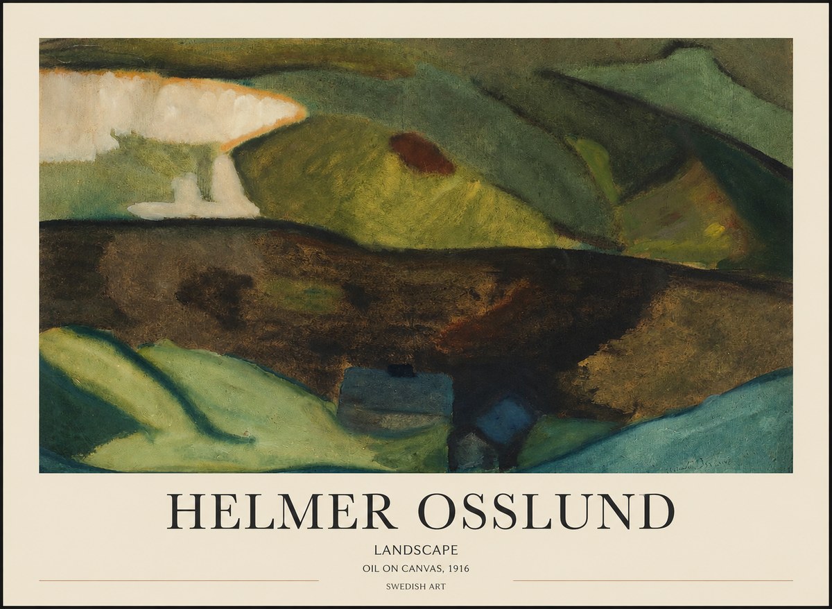Helmer Osslund Landscape No1 - Juliste