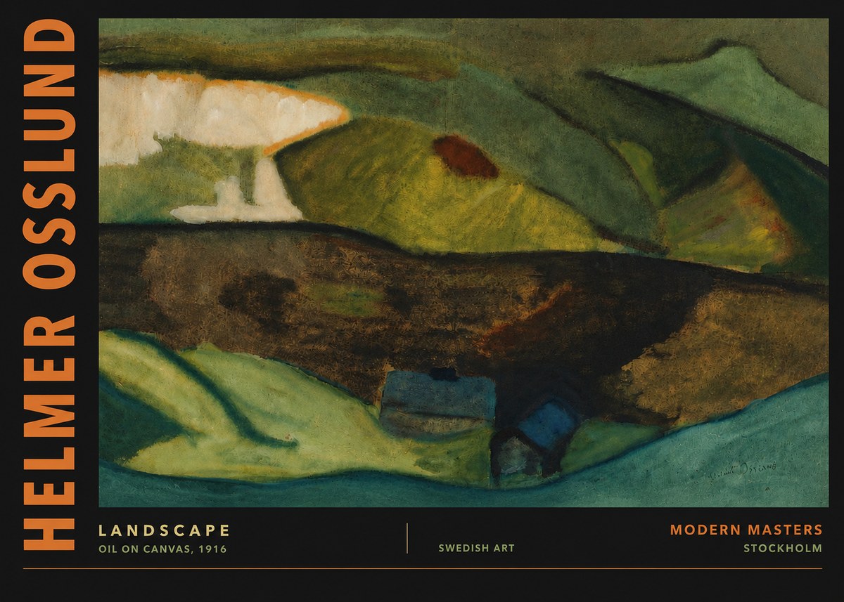 Helmer Osslund Landscape No4 - Juliste