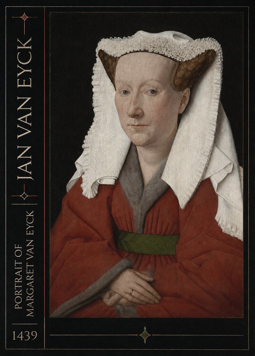 Jan van Eyck Portrait of Margaret Van Eyck I No2 - Juliste