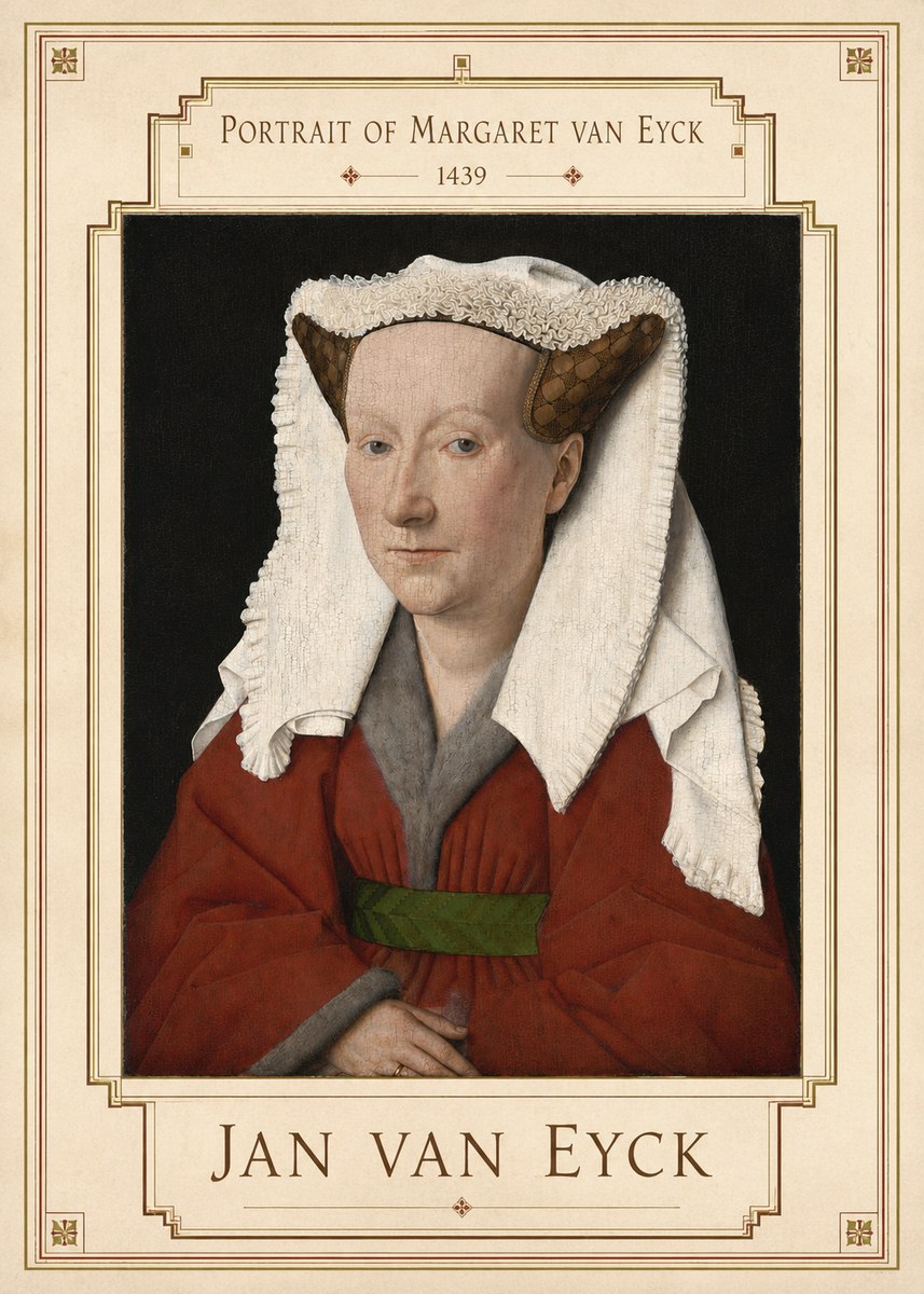 Jan van Eyck Portrait of Margaret Van Eyck I No3 - Juliste