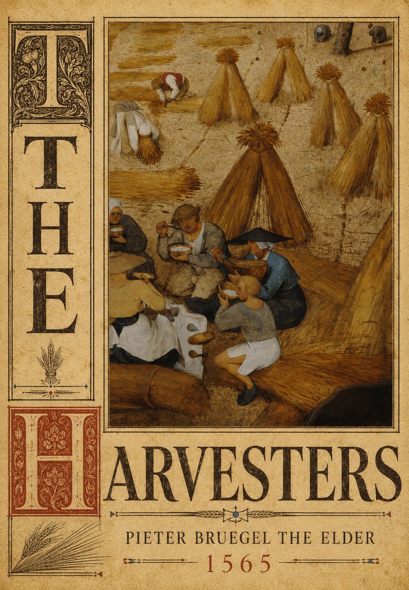 Pieter Bruegel The Harvesters I No5 - Juliste