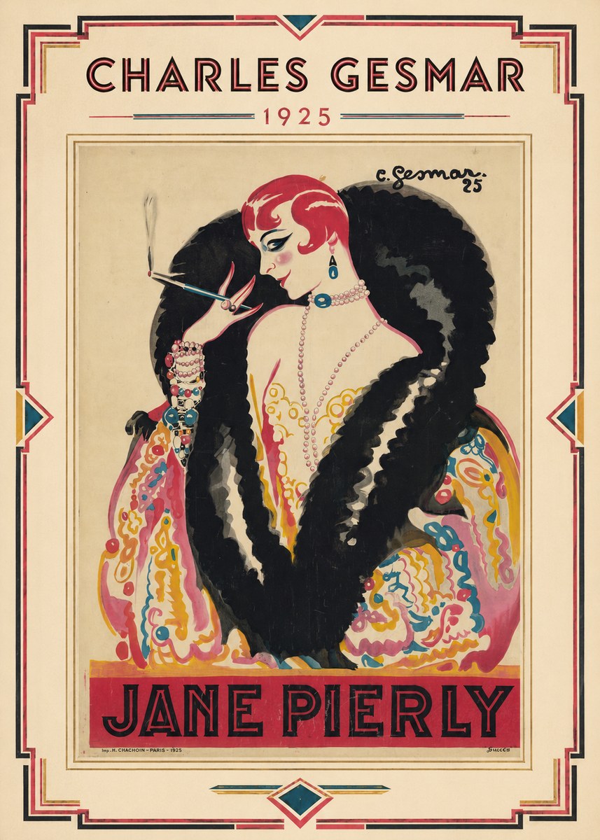 Charles Gesmar Jane Pierly No1 - Juliste