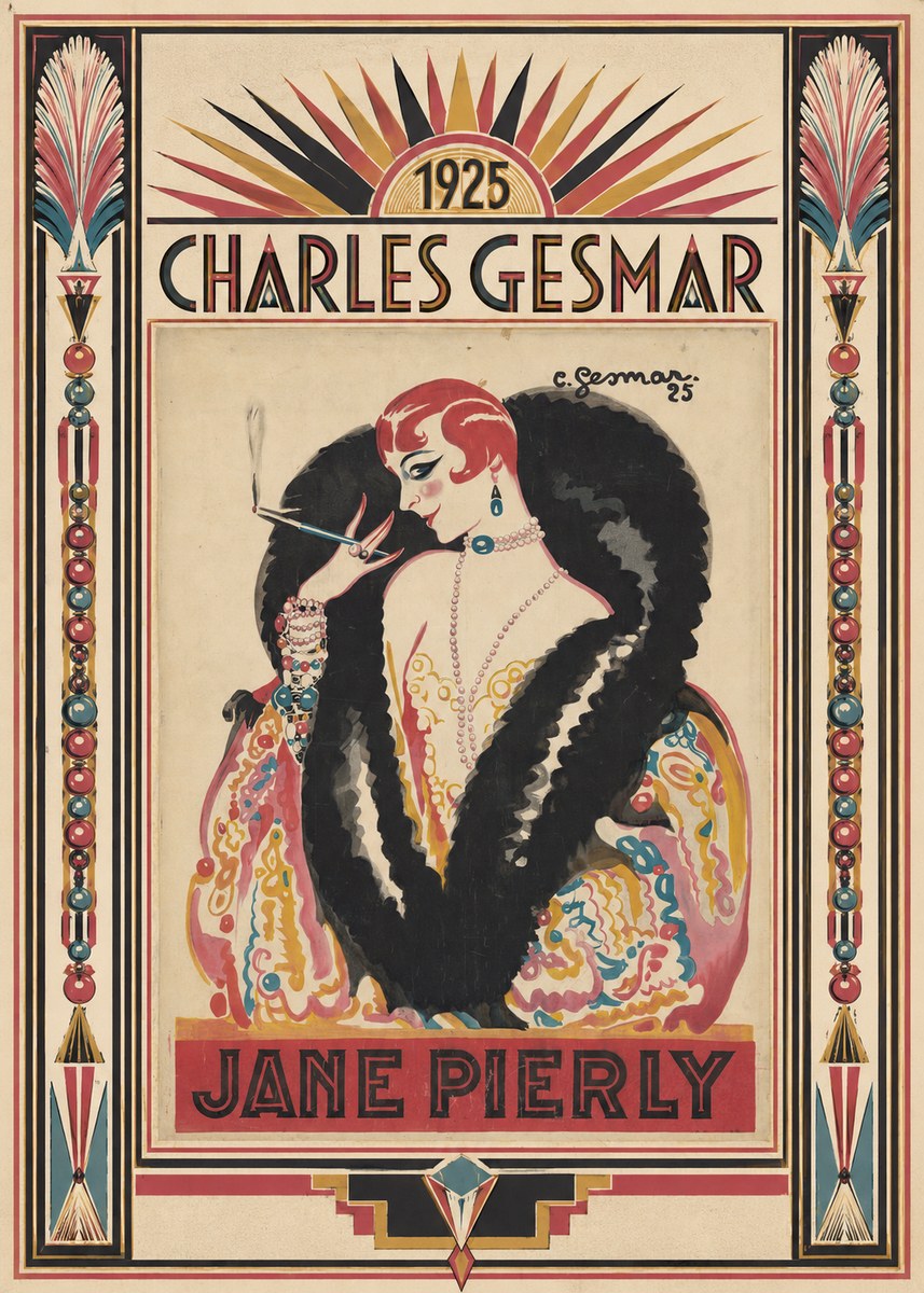 Charles Gesmar Jane Pierly No2 - Juliste