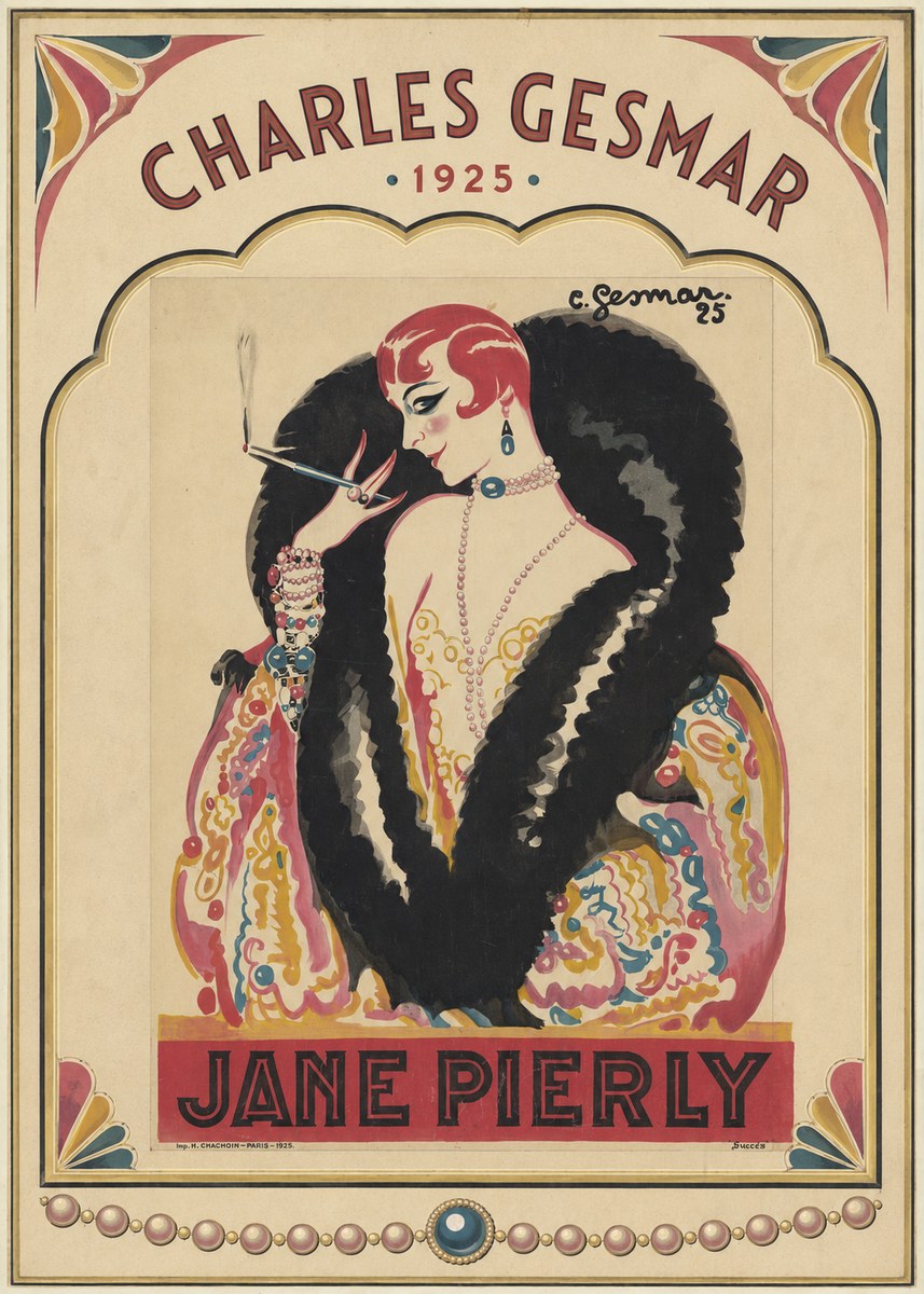 Charles Gesmar Jane Pierly No4 - Juliste