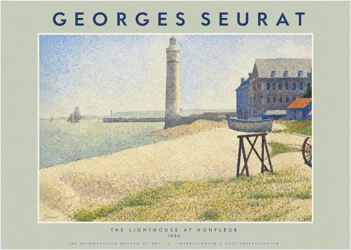 Seurat The Lighthouse at Honfleur No2 - Juliste