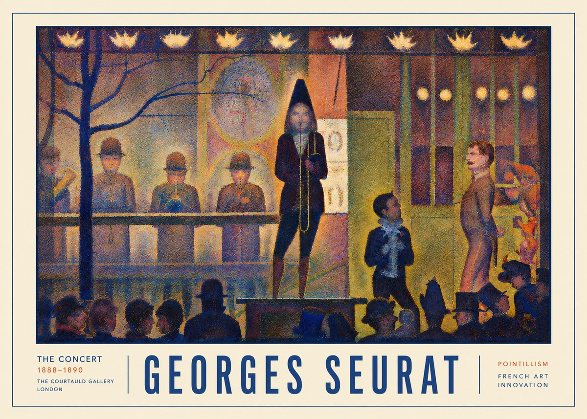 Seurat The Concert No5 - Juliste