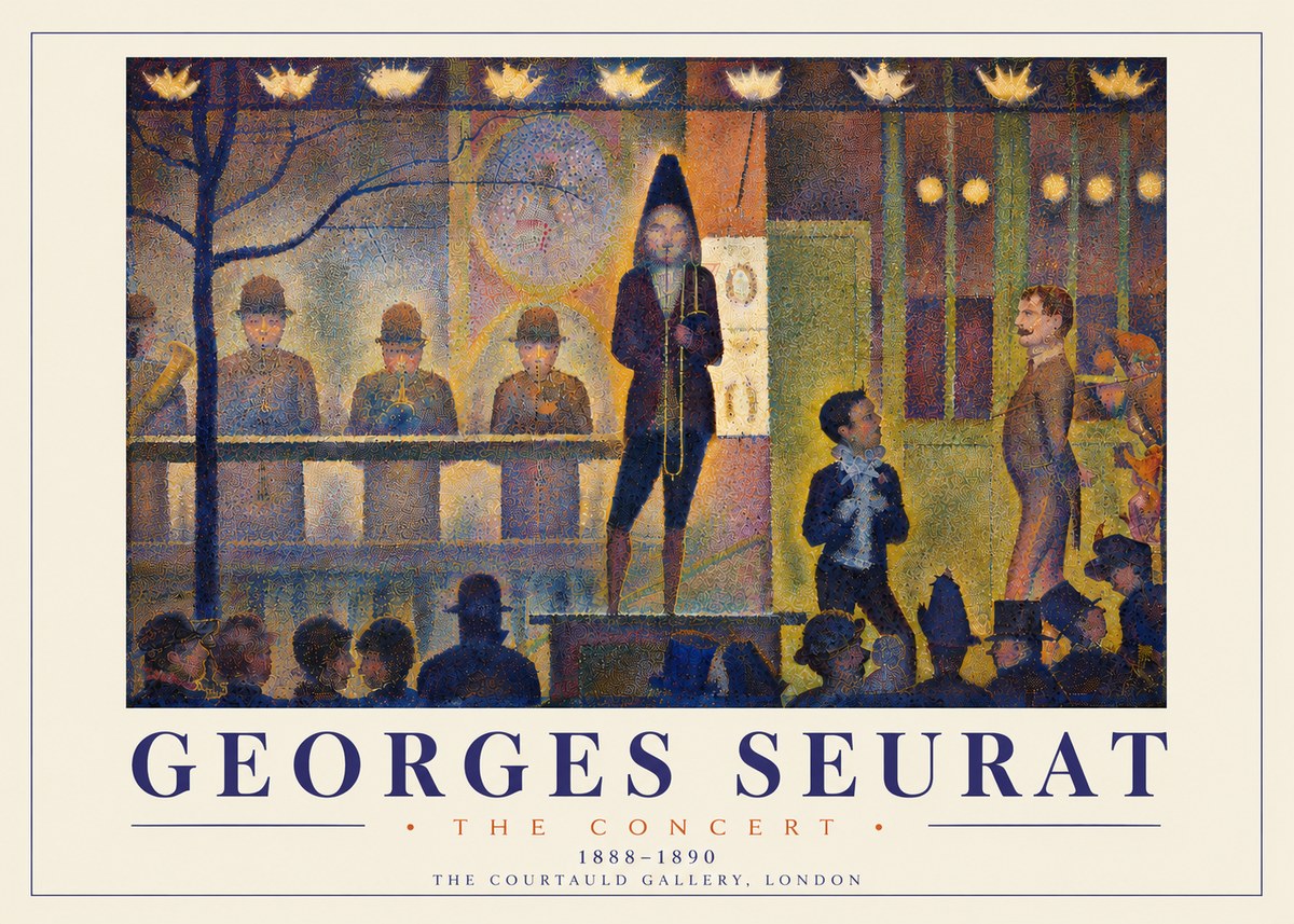 Seurat The Concert No6 - Juliste