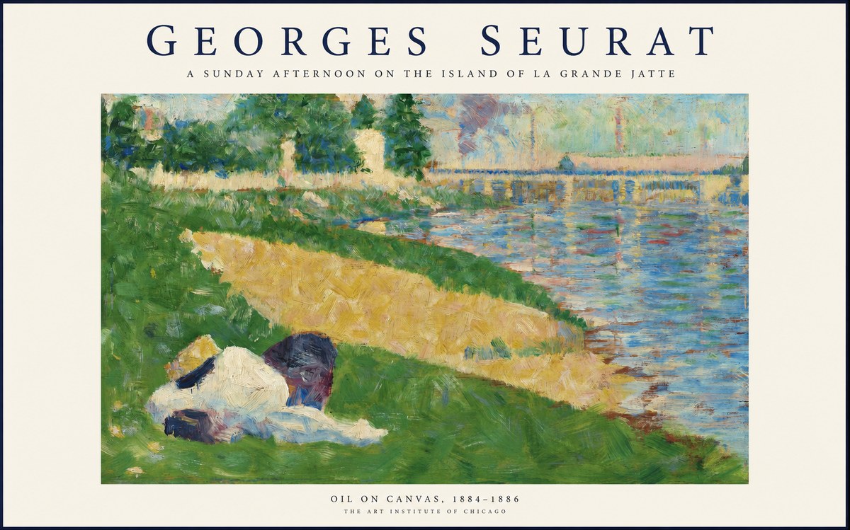 Seurat A Sunday Afternoon on the Island of La Grande Jatte II No1 - Juliste