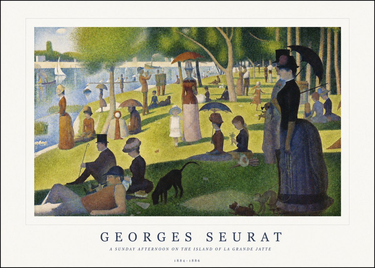 Seurat A Sunday Afternoon on the Island of La Grande Jatte III No1 - Juliste