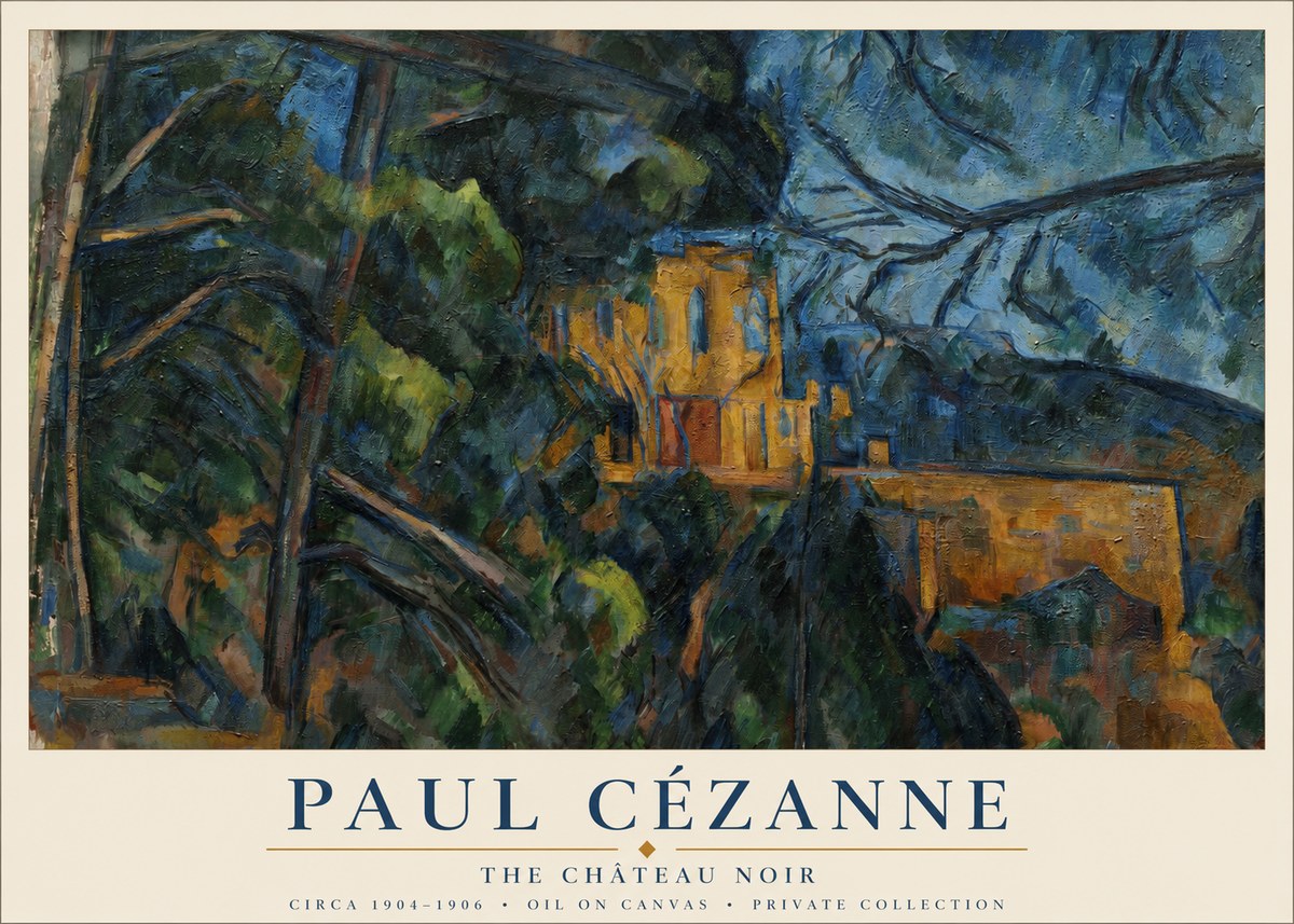 Paul Cézanne The Château Noir No1 - Juliste
