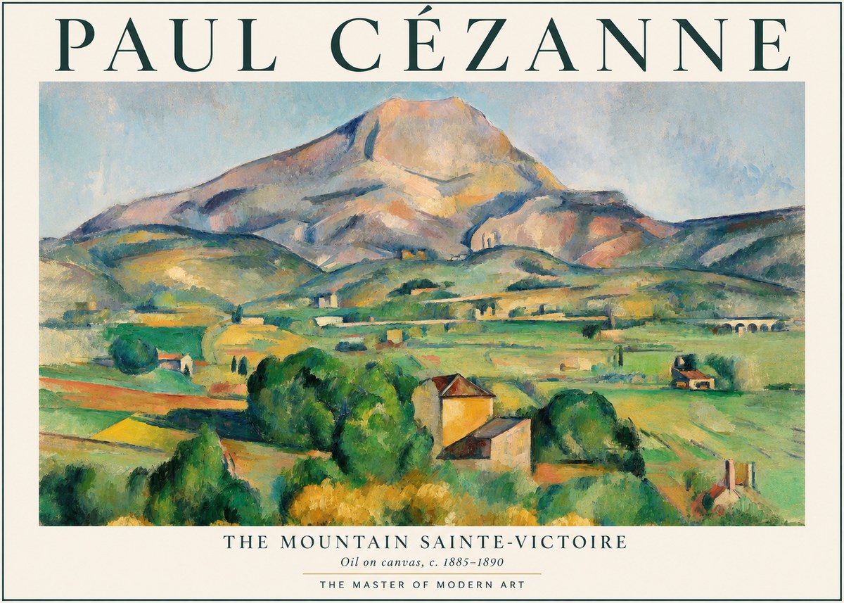 Paul Cézanne Mount Sainte-victoire No2 - Juliste