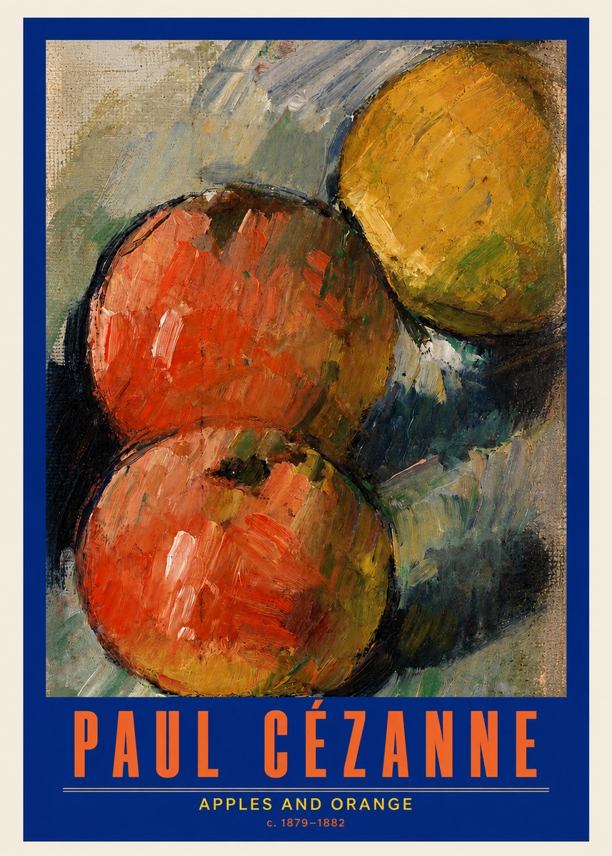 Paul Cézanne Apples and Orange No2 - Juliste