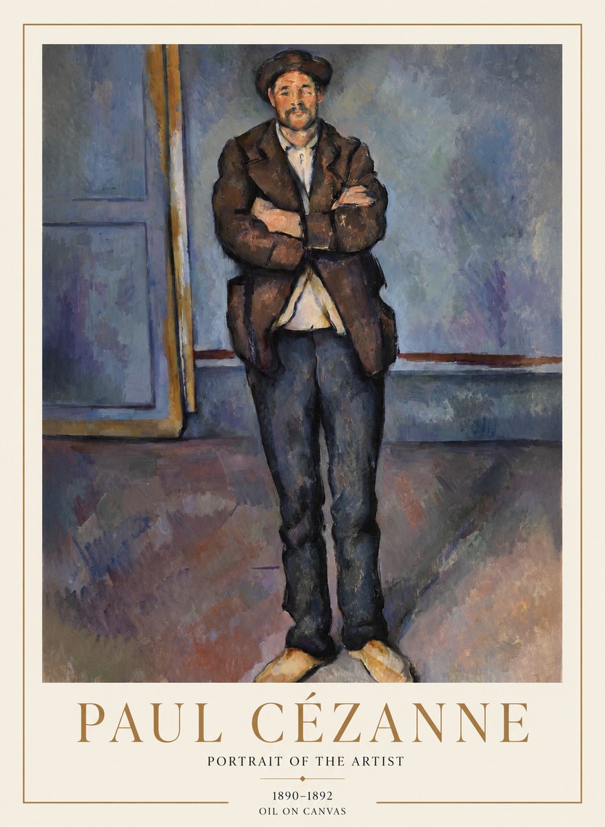 Paul Cézanne Portrait of the Artist II No1 - Juliste