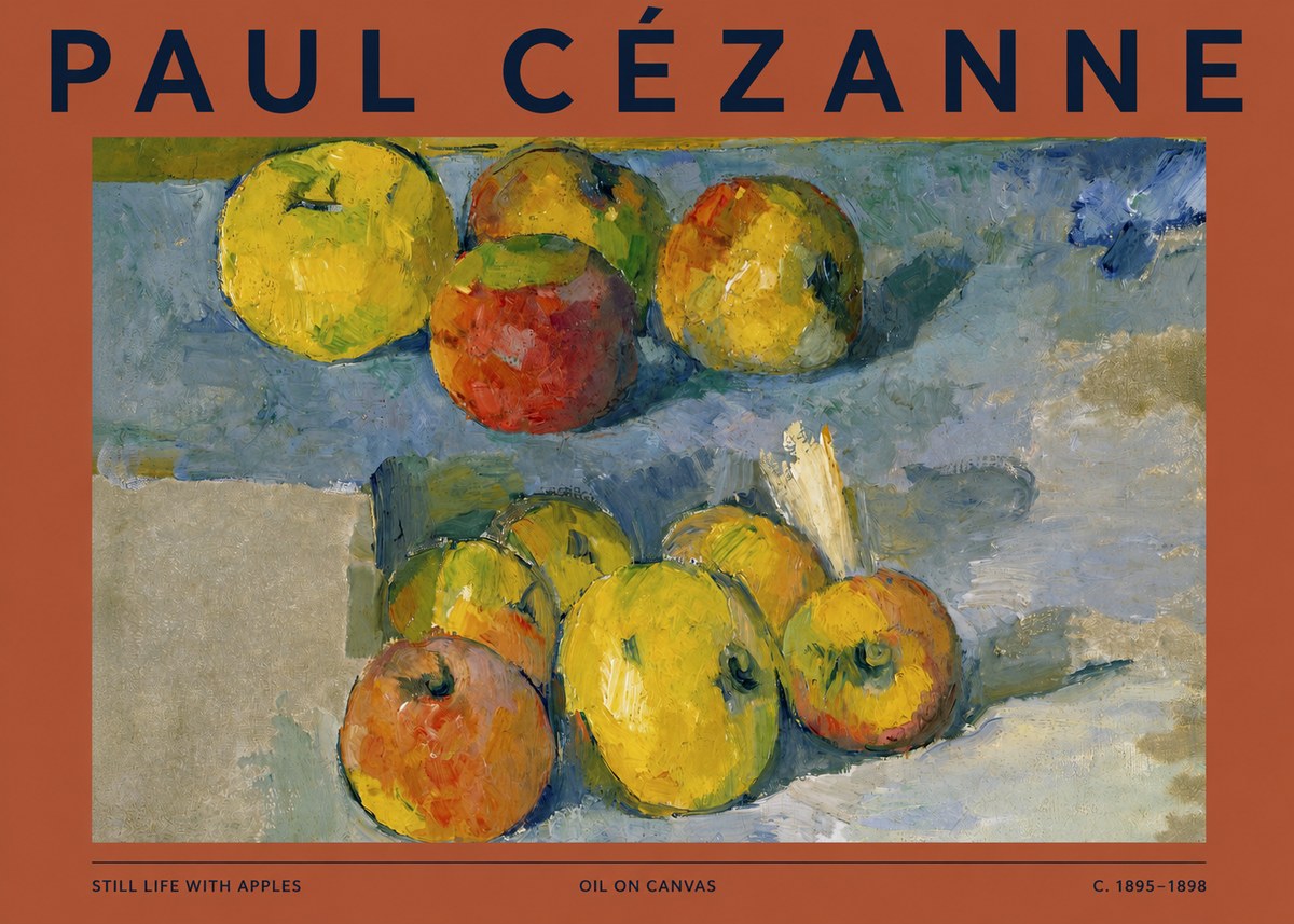 Paul Cézanne Still Life with Apples No2 - Juliste