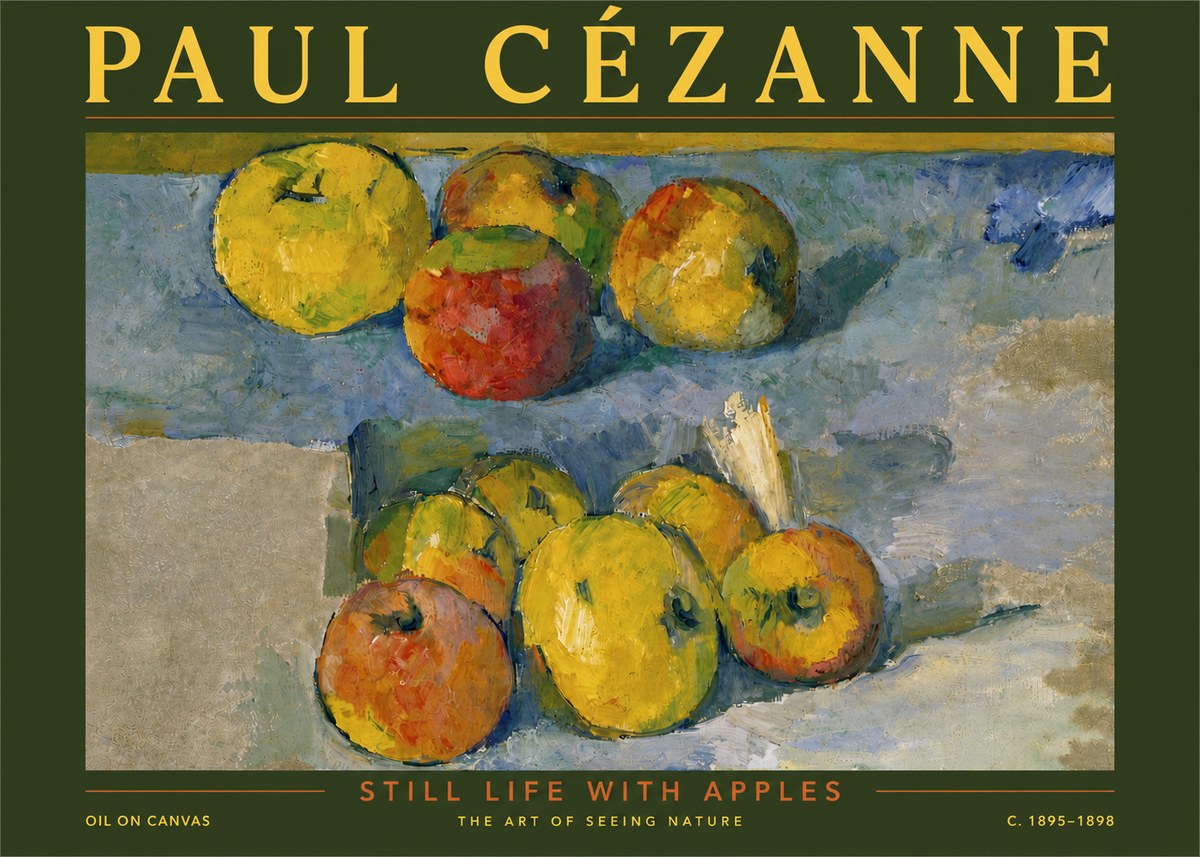 Paul Cézanne Still Life with Apples No5 - Juliste