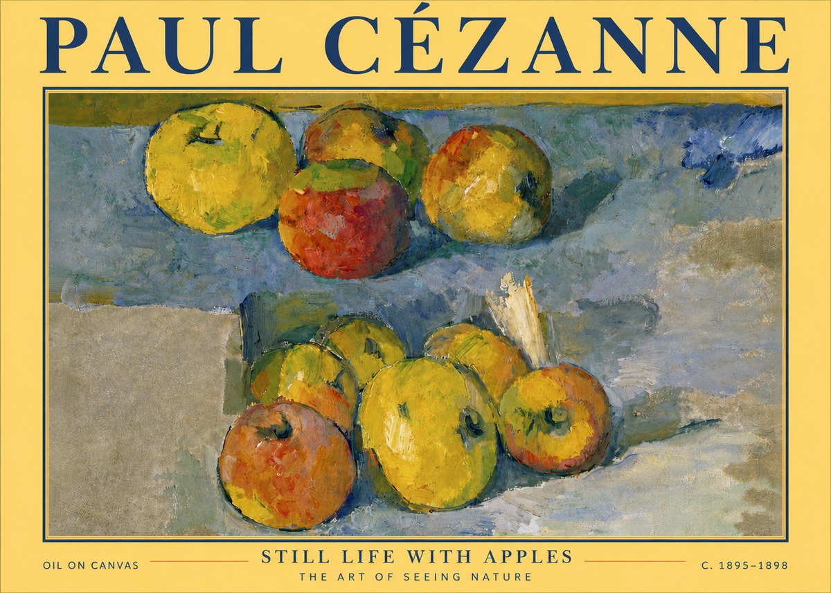 Paul Cézanne Still Life with Apples No6 - Juliste