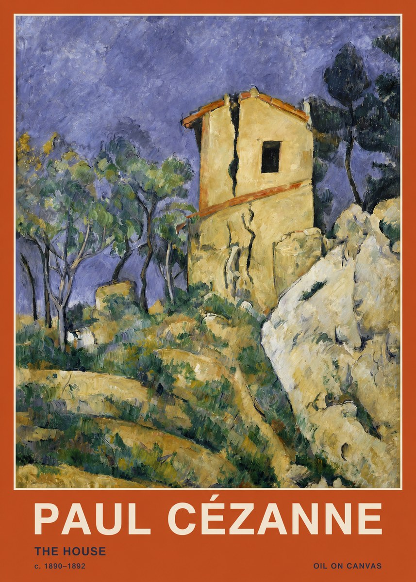 Paul Cézanne The House No2 - Juliste
