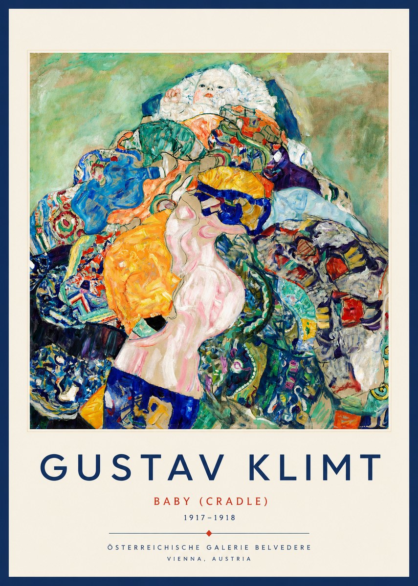 Klimt Baby (Cradle) No2 - Juliste