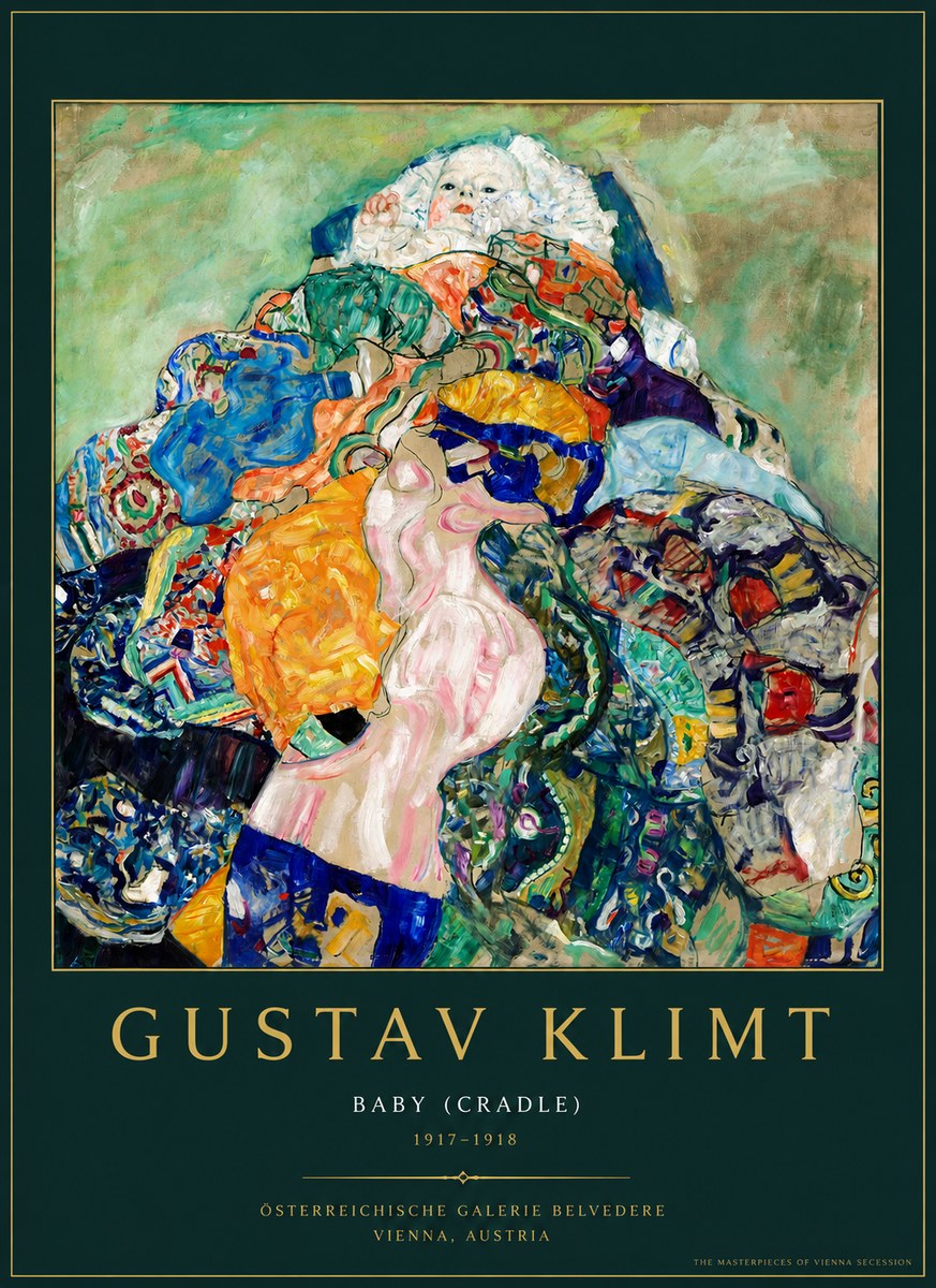 Klimt Baby (Cradle) No3 - Juliste