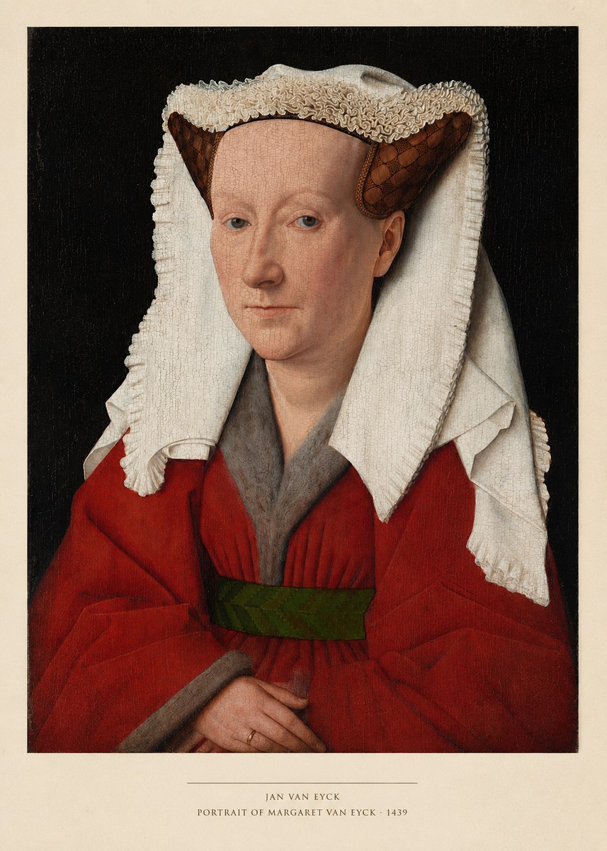 Jan van Eyck Portrait of Margaret Van Eyck II No4 - Juliste
