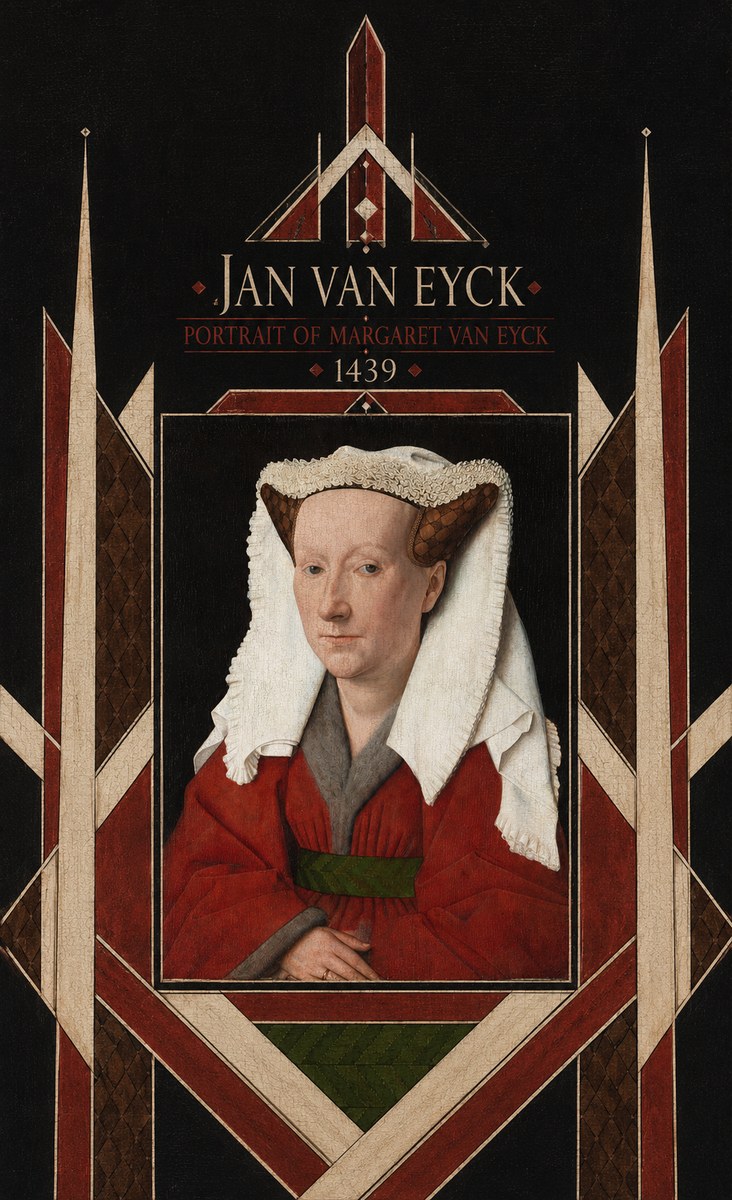 Jan van Eyck Portrait of Margaret Van Eyck II No6 - Juliste