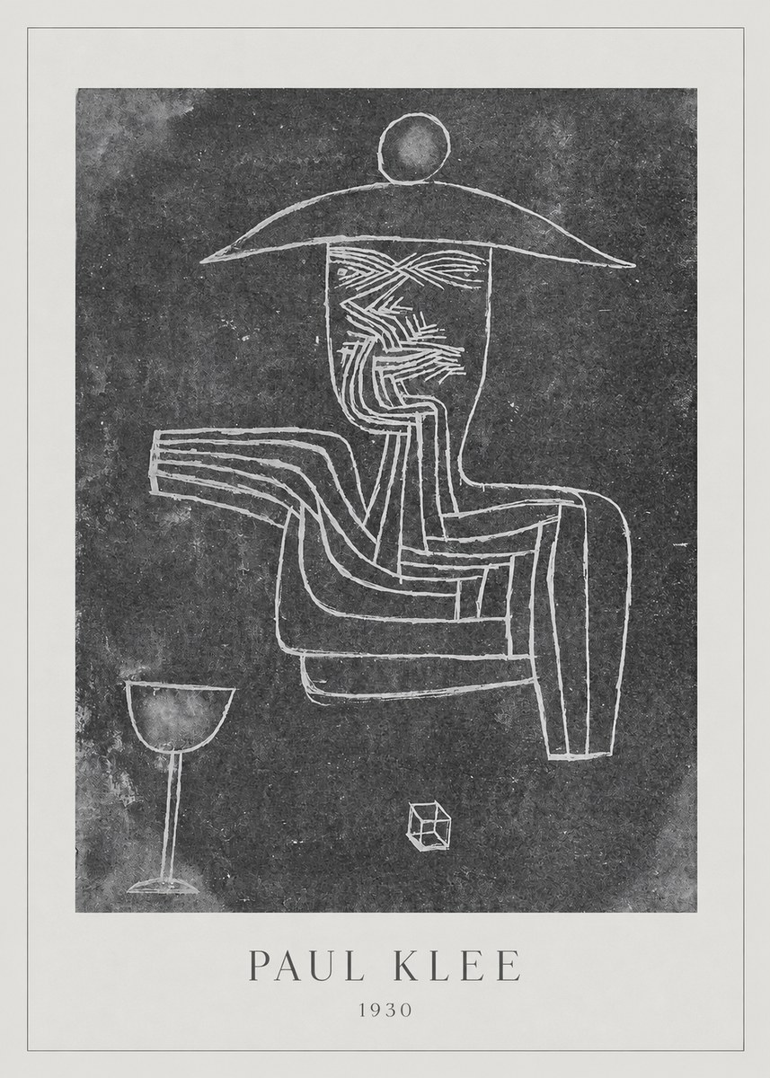Paul Klee Figure of a Seer No3 - Juliste
