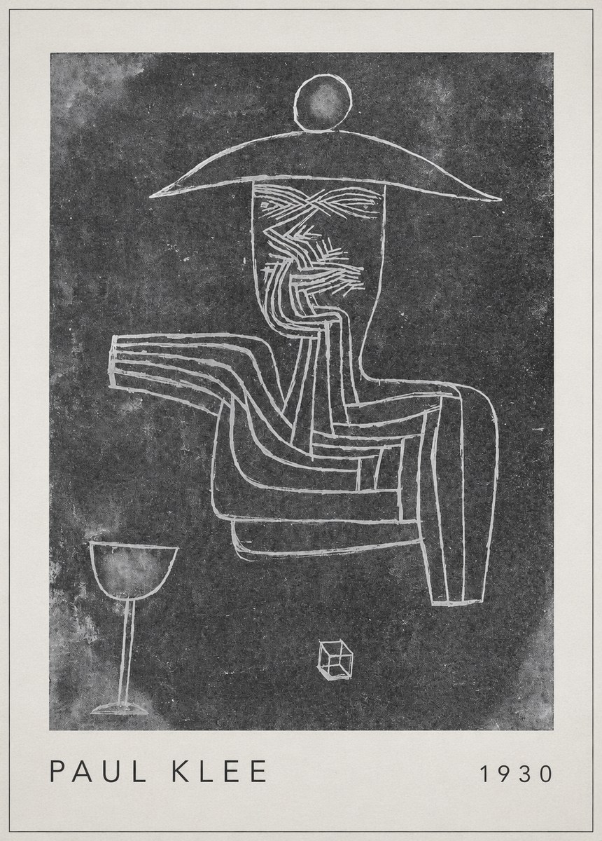 Paul Klee Figure of a Seer No6 - Juliste