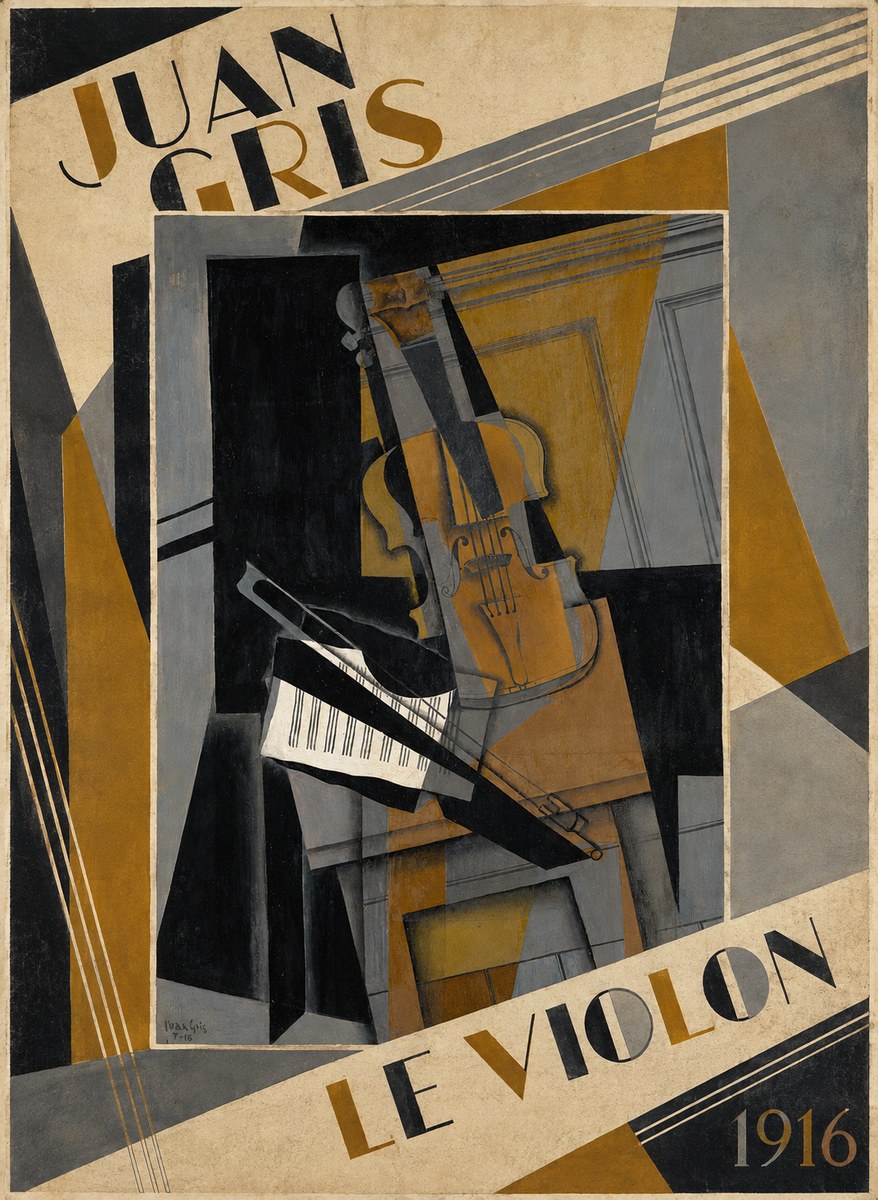 Juan Gris Le Violon No3 - Juliste