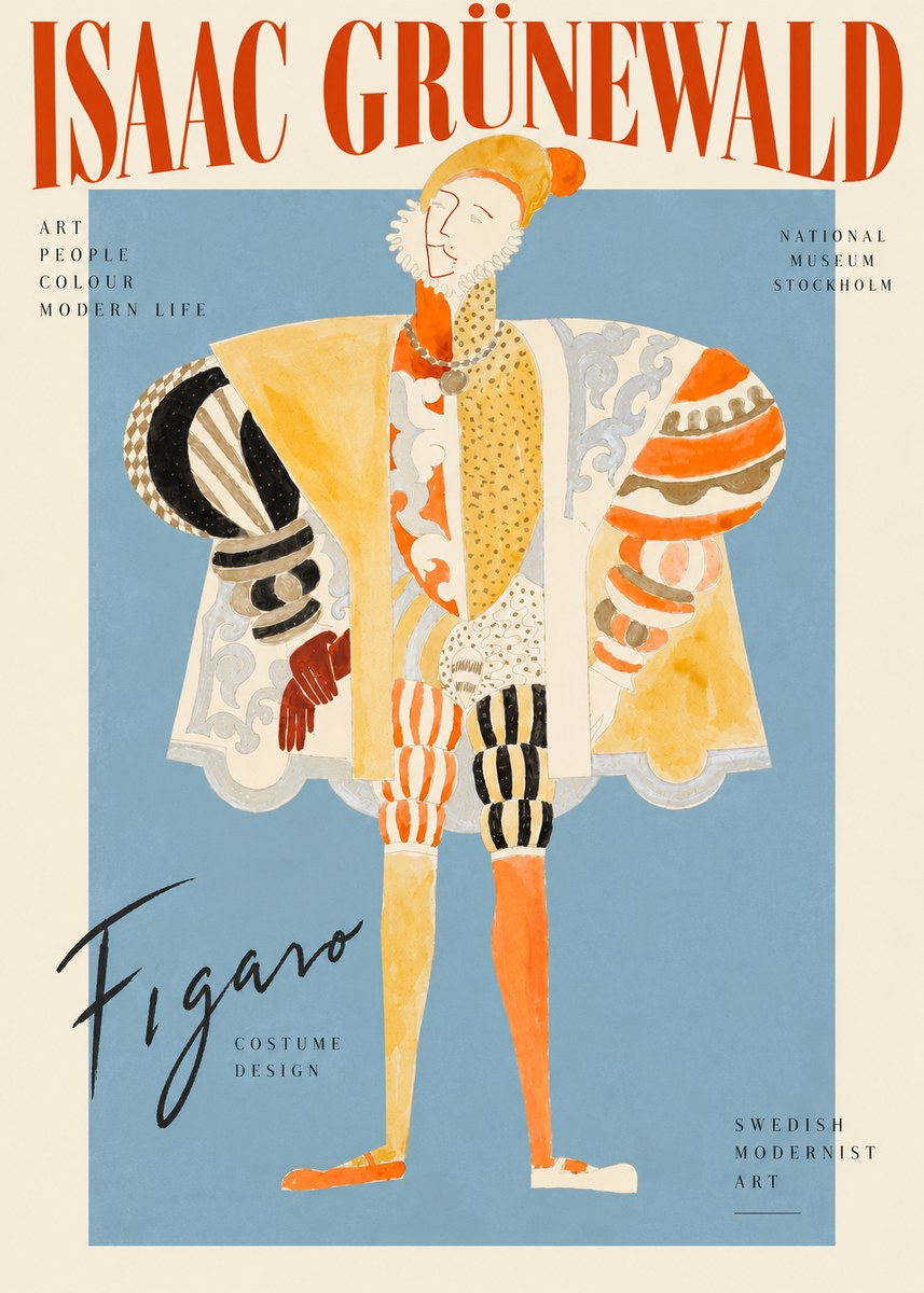 Isaac Grünewald Figaro I No3 - Juliste