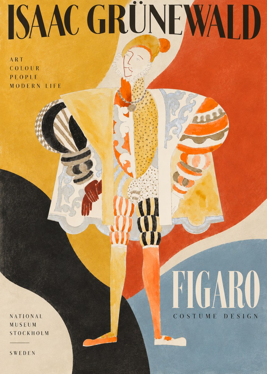 Isaac Grünewald Figaro I No5 - Juliste