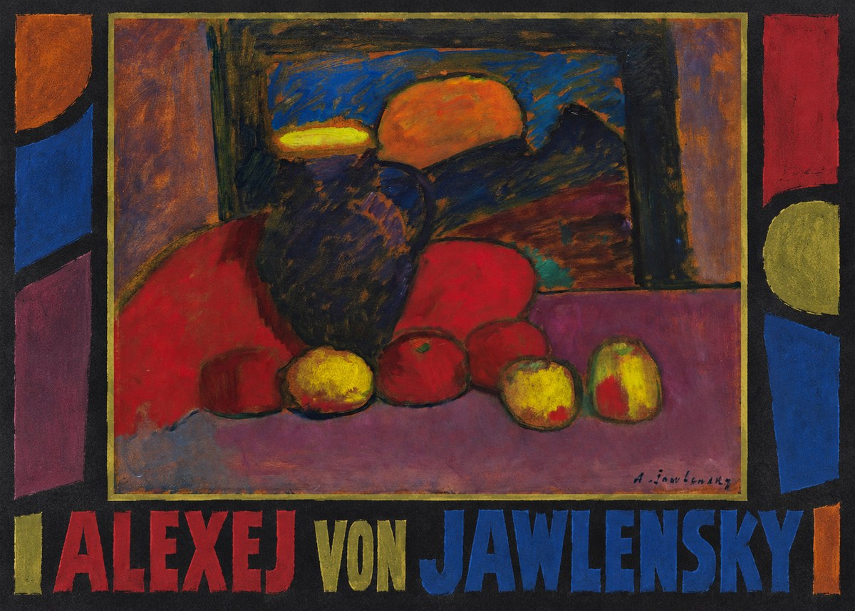 Alexej von Jawlensky Still Life with Vase and Fruit No1 - Juliste