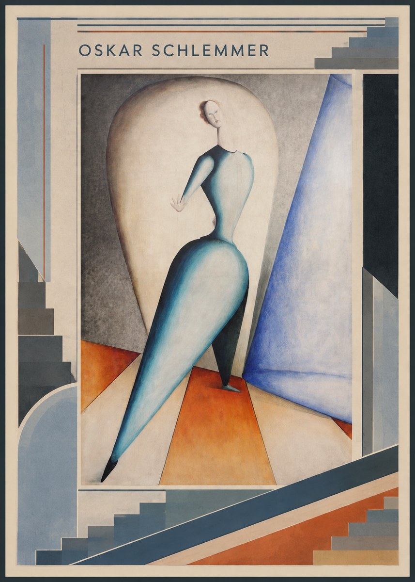 Oskar Schlemmer Oskar Schlemmer No4 - Juliste