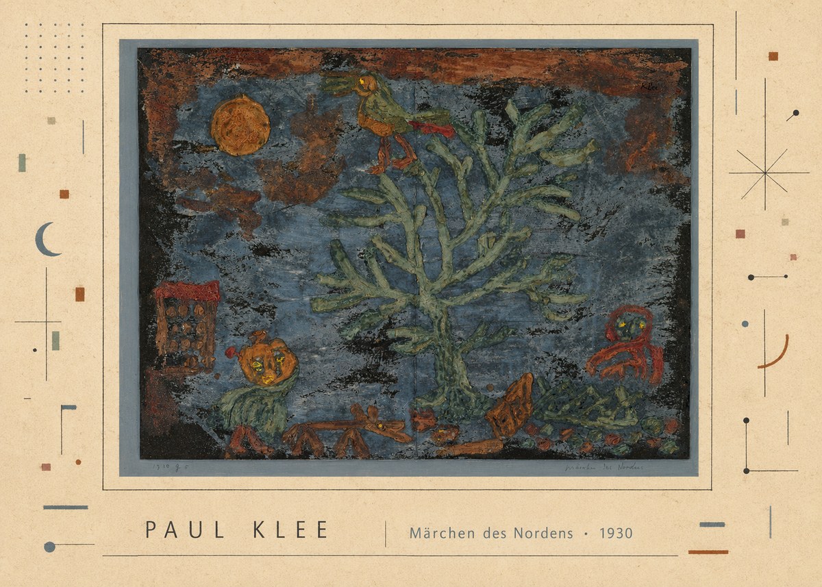 Paul Klee Märchen Des Nordens No2 - Juliste