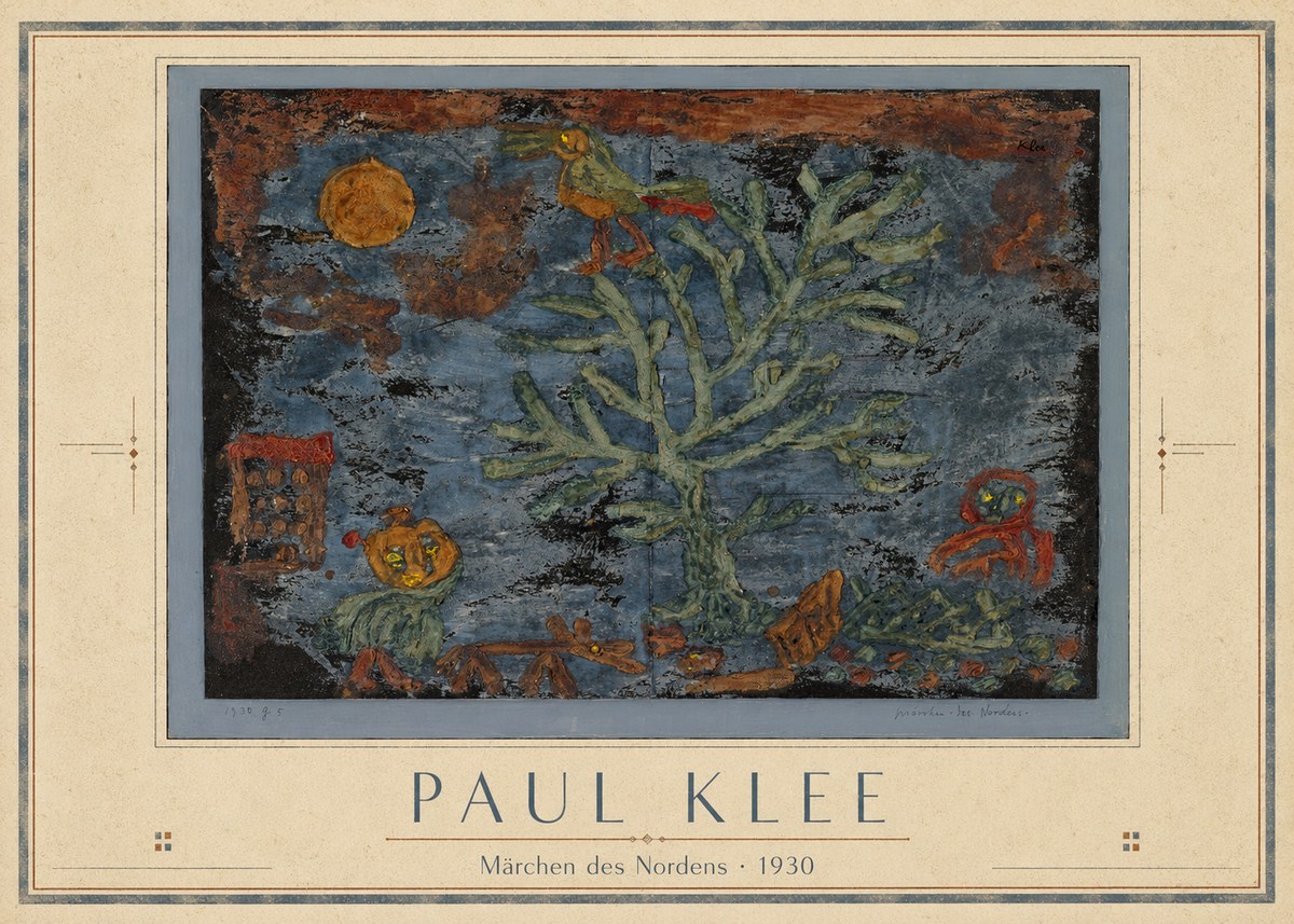 Paul Klee Märchen Des Nordens No4 - Juliste