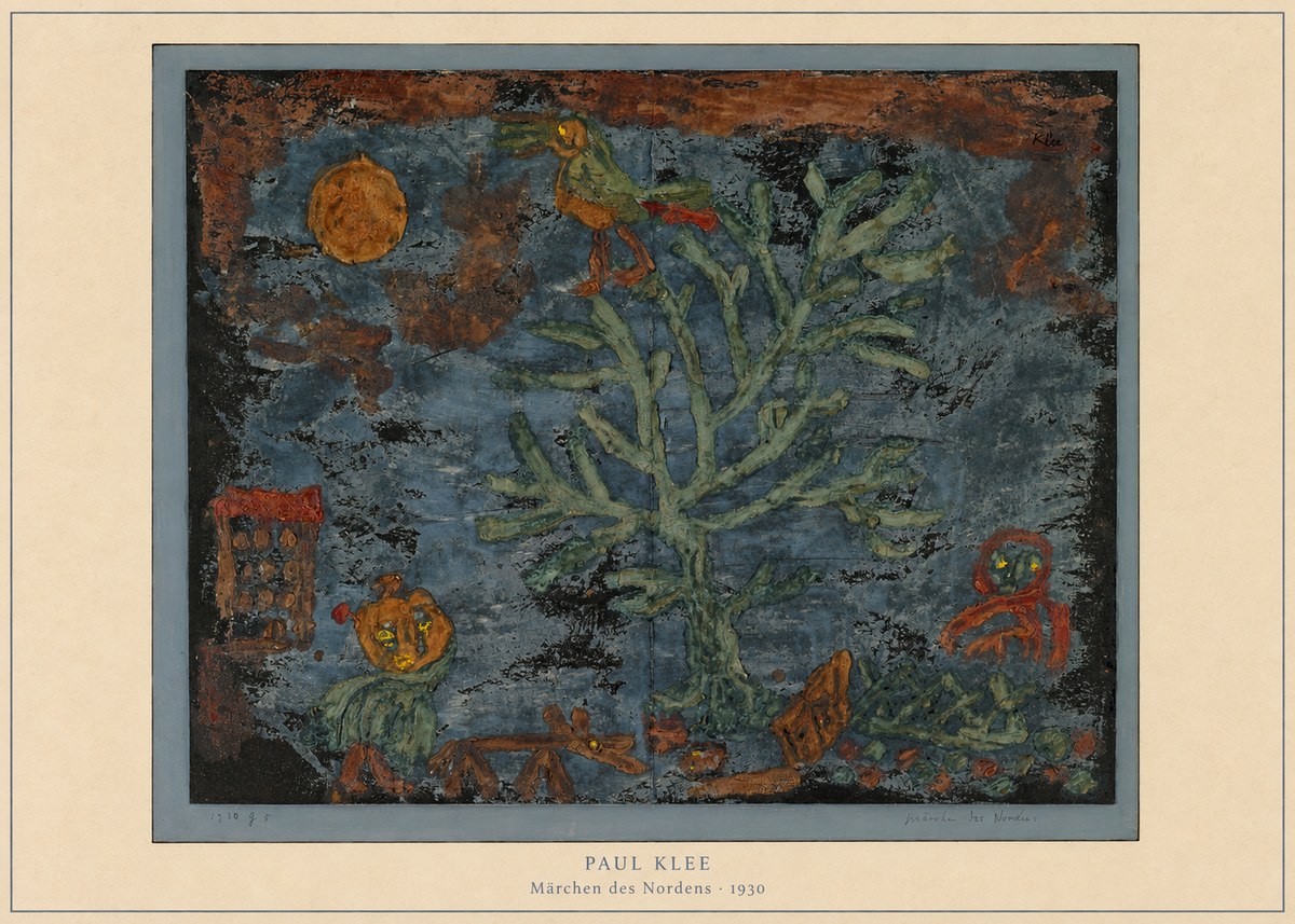 Paul Klee Märchen Des Nordens No6 - Juliste