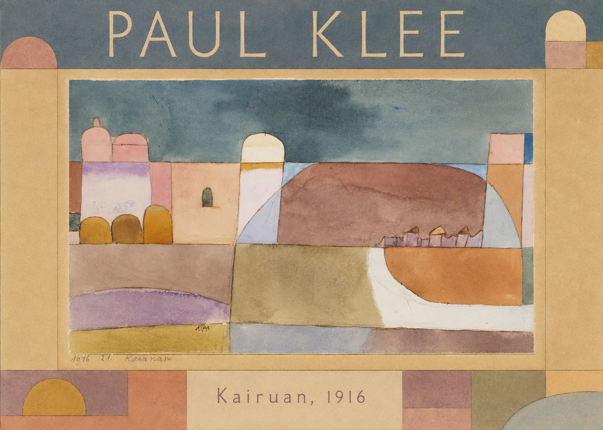 Paul Klee Kairuan, 1916 No3 - Juliste