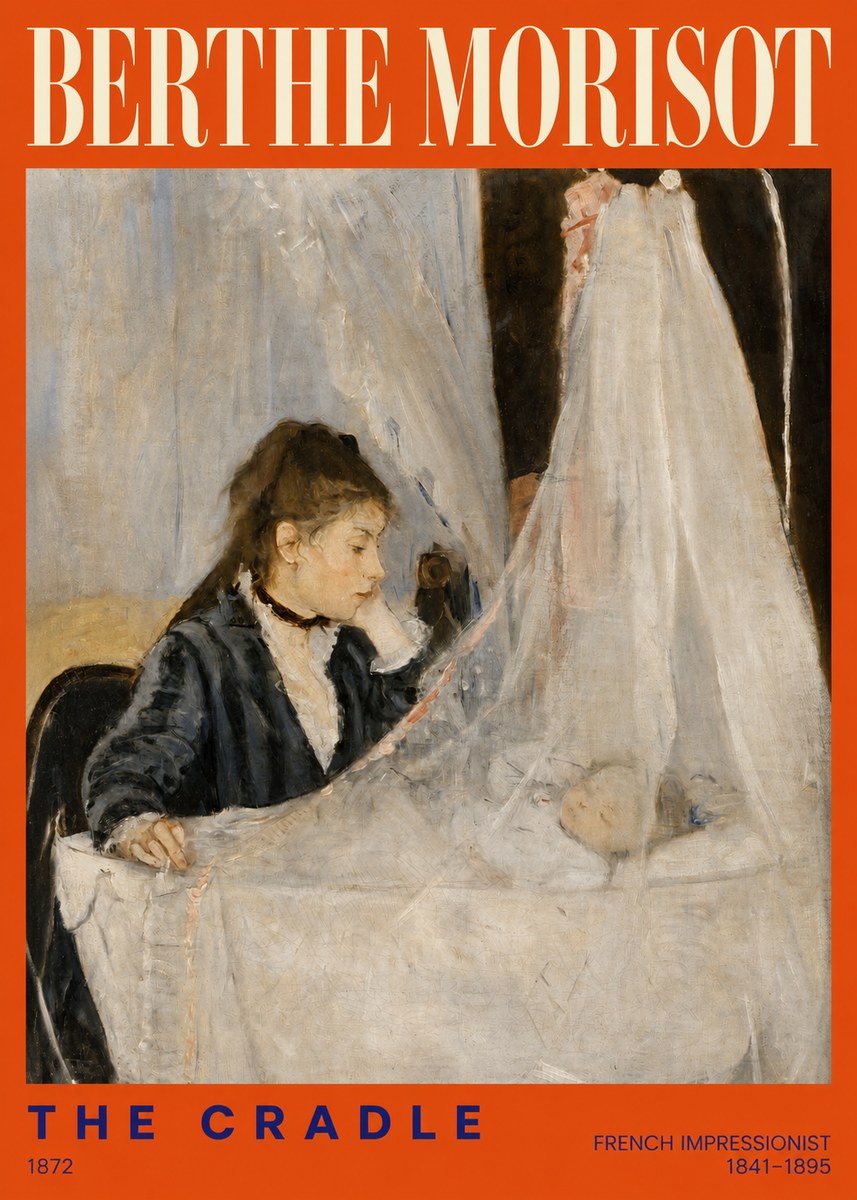 Berthe Morisot The Cradle No2 - Juliste