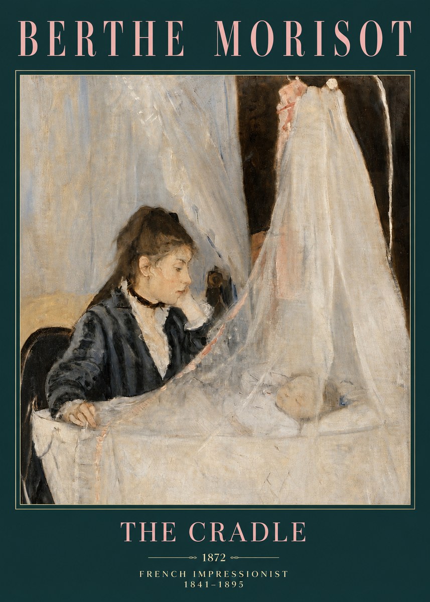 Berthe Morisot The Cradle No3 - Juliste